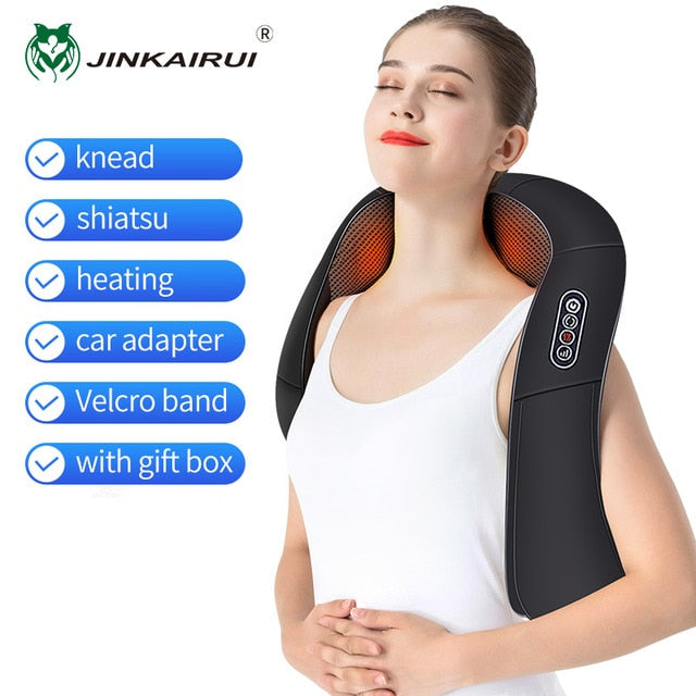 U Shape Electrical Shiatsu Back Neck Shoulder Body Massager